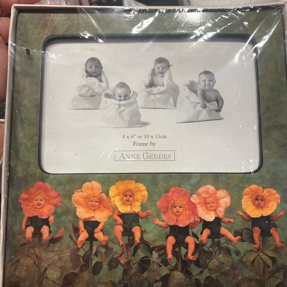 NWT BRAND NEW TWO ANNE GEDDES 4X6 picture frames - Picture 3 of 5